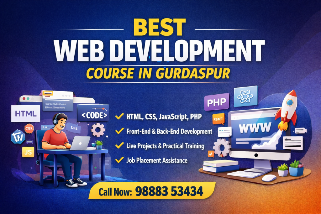 Best Web Development Course In Gurdaspur