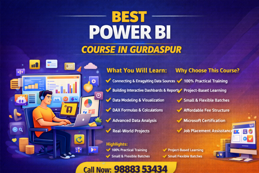 Best Power BI Course in Gurdaspur