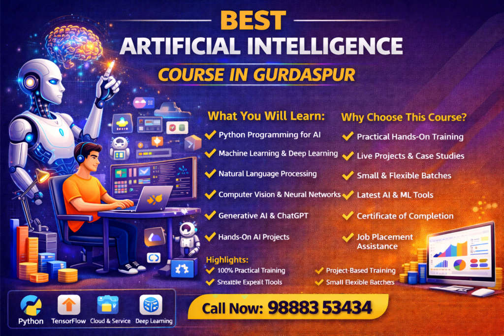 Best Artificial Intelligence Course in Gurdaspur