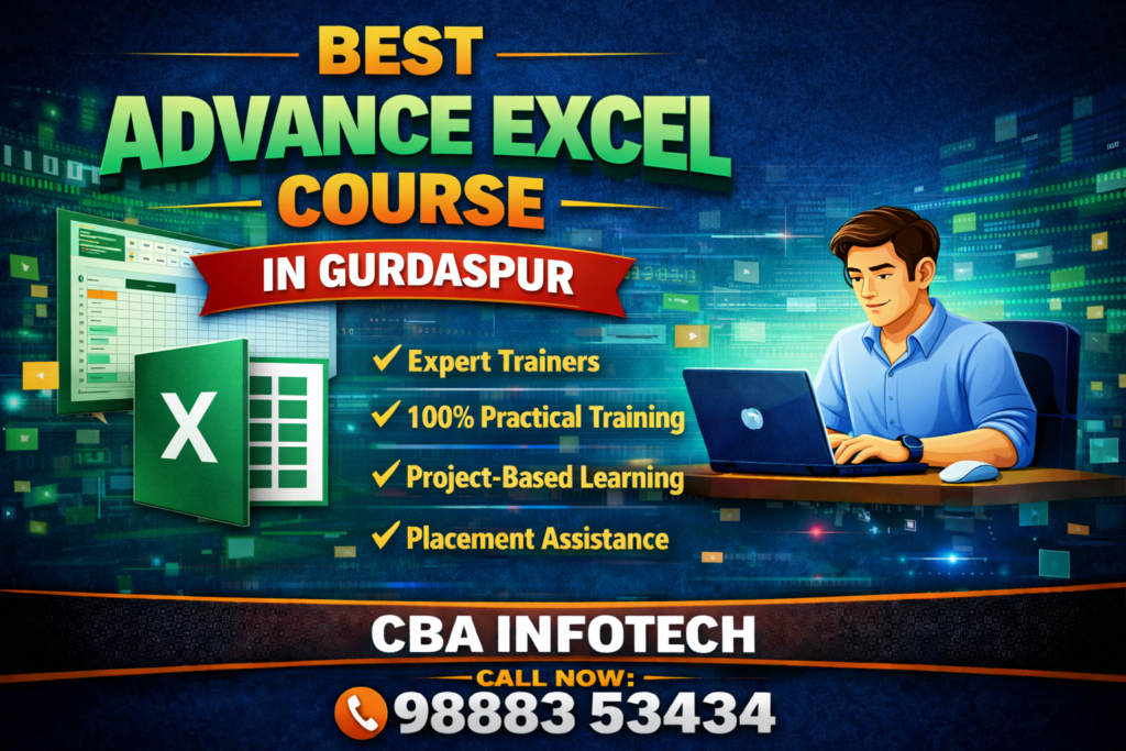 Best Advance Excel Course In Gurdaspur