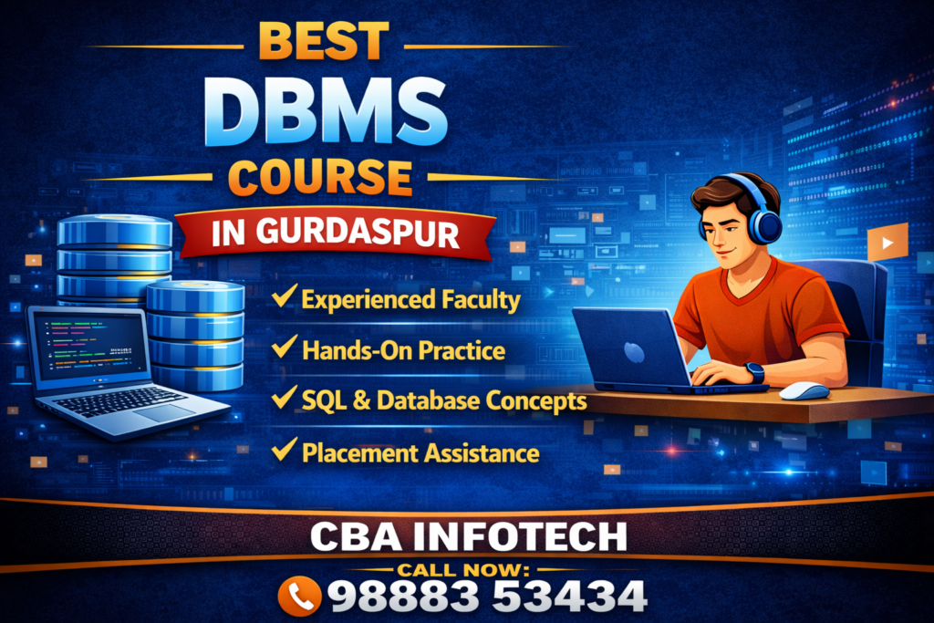 Best DBMS Course In Gurdaspur.