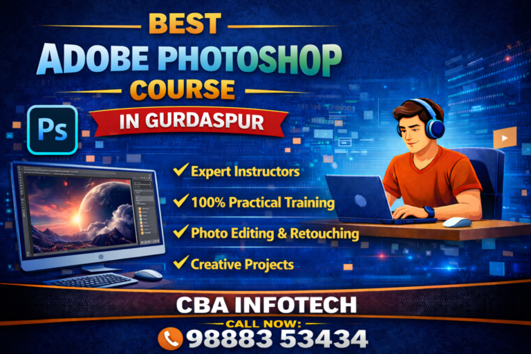 Best Adobe Photoshop Course In Gurdaspur