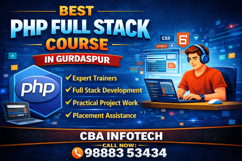 Best PHP Full Stack Course In Gurdaspur