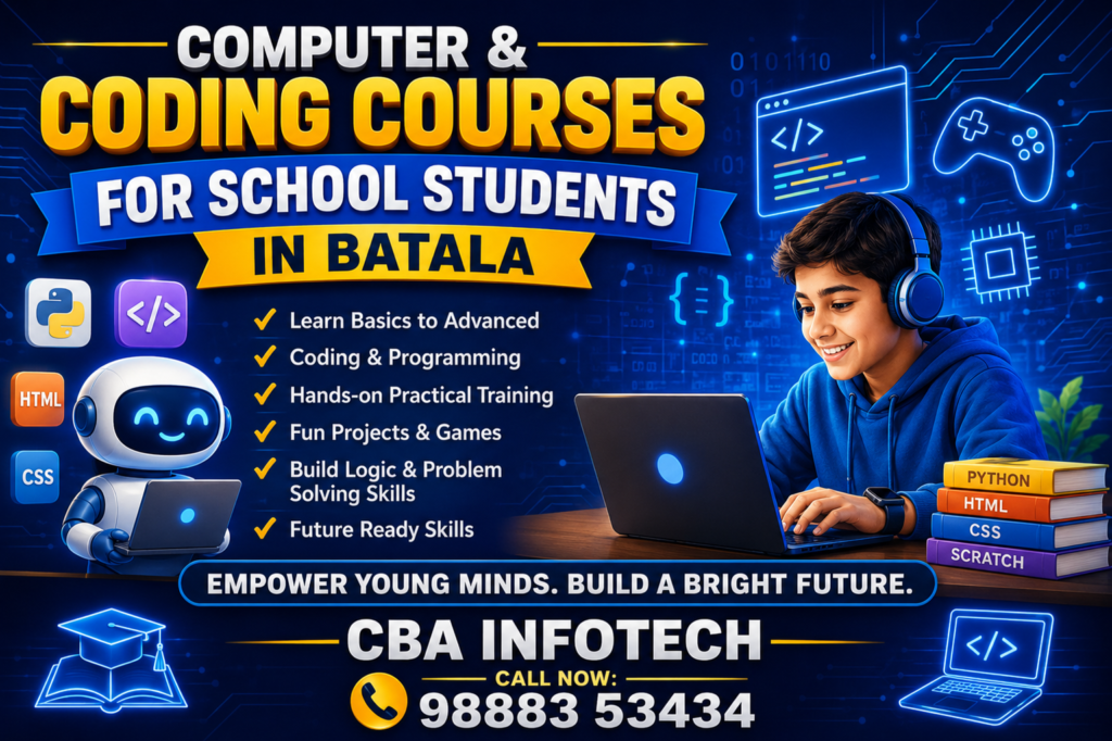 Computer & Coding Courses for School Students in Batala